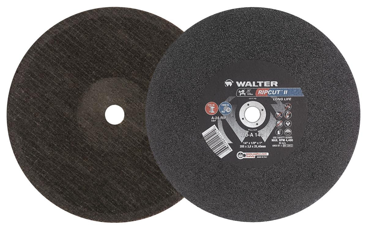 Ripcut II® 10 Pc. 14 x 1/8 x 1" A-24 Cut-Off Wheel   10A143