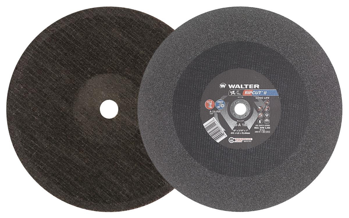 Ripcut II® 10 Pc. 18 x 3/16 x 1" A-24 Cut-Off Wheel   10A183