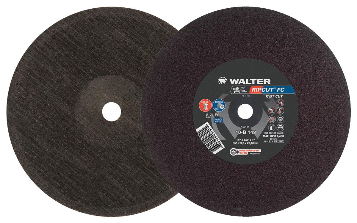 Ripcut® 10 Pc. 14 x 1/8 x 1" A-24 Cut-Off Wheel   10B143