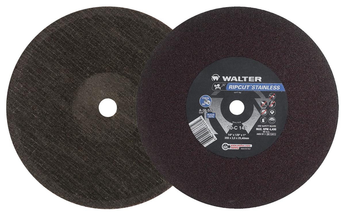 Ripcut Stainless® 10 Pc. 14 x 1/8 x 1" A-36 Cut-Off Wheel   10C143