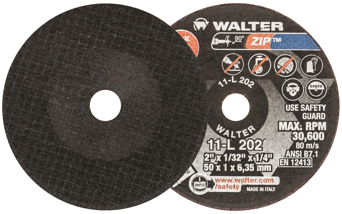 ZIP® 25 Pc. 2 x 1/32 x 1/4" A-24 Cut-Off Wheel   11L202