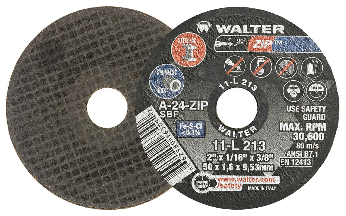 ZIP® 25 Pc. 2 x 1/16 x 3/8" A-24 Cut-Off Wheel   11L213