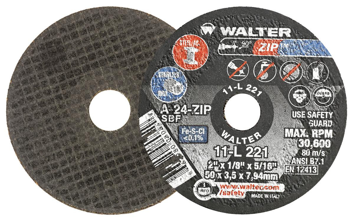 ZIP® 25 Pc. 2 x 1/8 x 5/16" A-24 Cut-Off Wheel   11L221