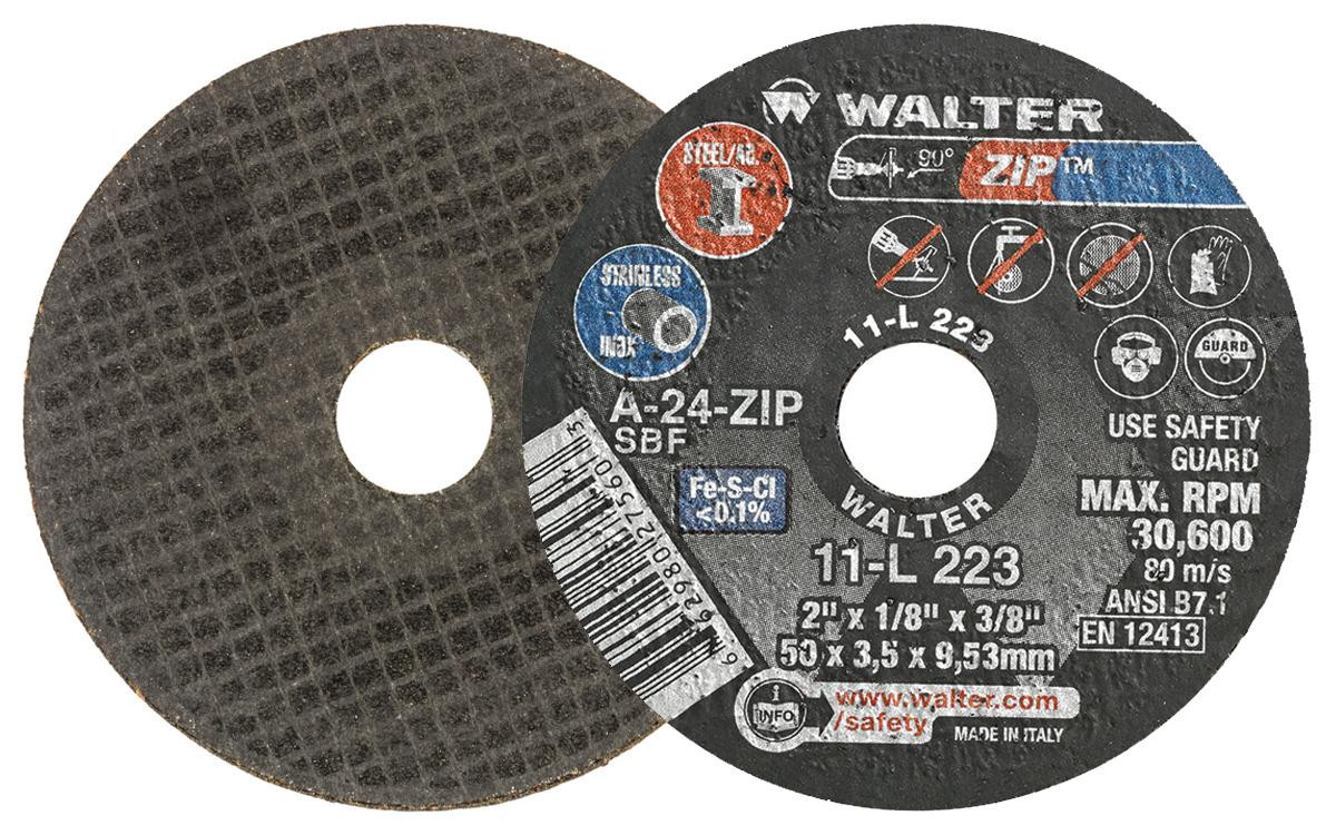 ZIP® 25 Pc. 2 x 1/8 x 3/8" A-24 Cut-Off Wheel   11L223