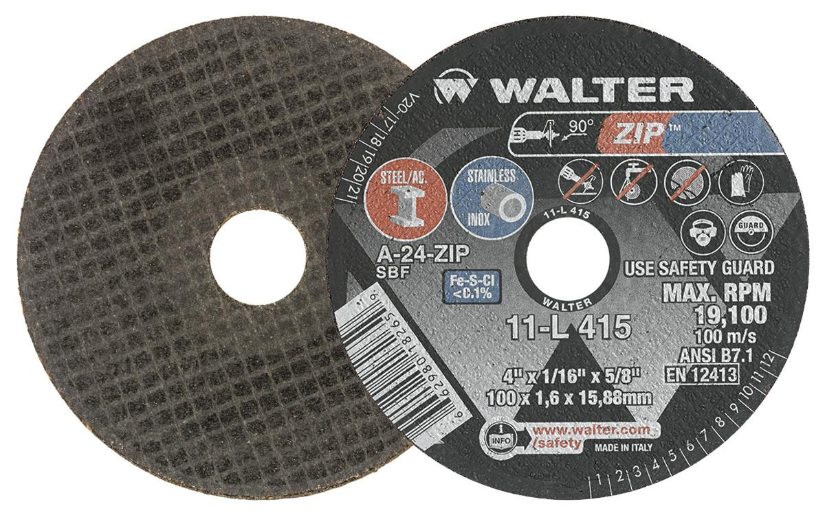 ZIP® 25 Pc. 4 x 1/16 x 5/8" A-24 Cut-Off Wheel   11L415