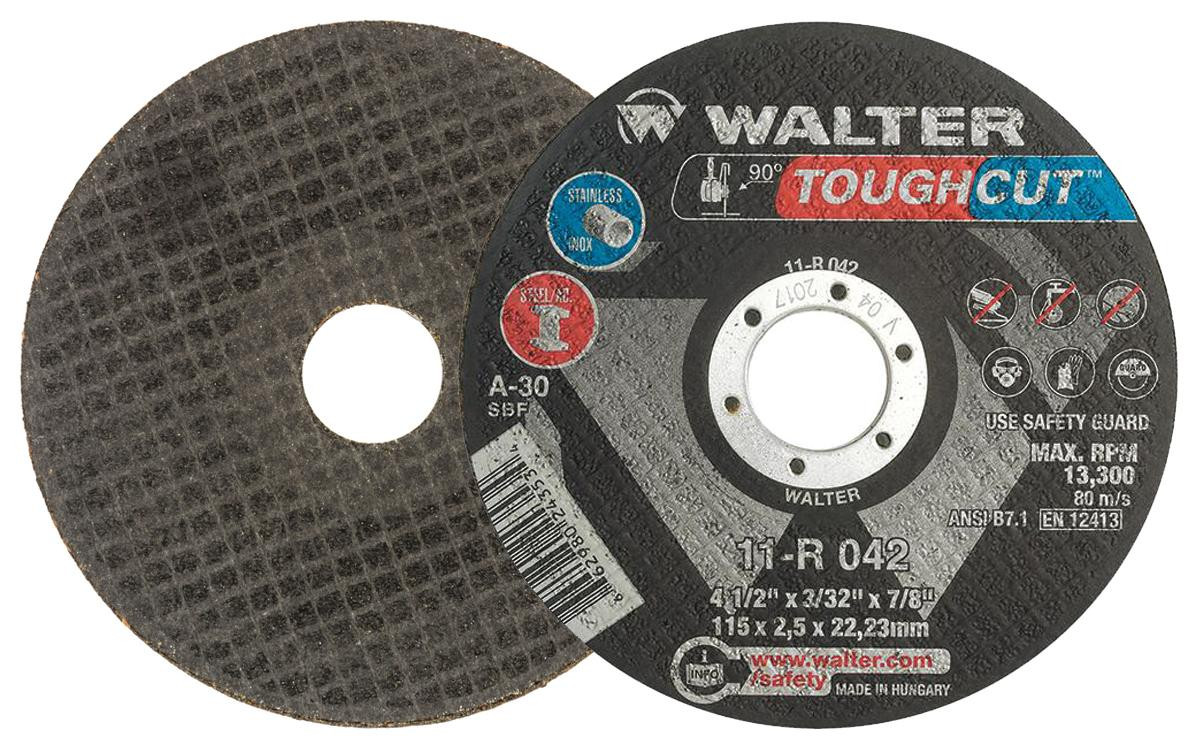 Toughcut® 25 Pc. 4-1/2 x 3/32 x 7/8" A-30 Cut-Off Wheel   11R042