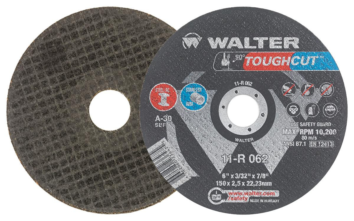 Toughcut® 25 Pc. 6 x 3/32 x 7/8" A-30 Cut-Off Wheel   11R062