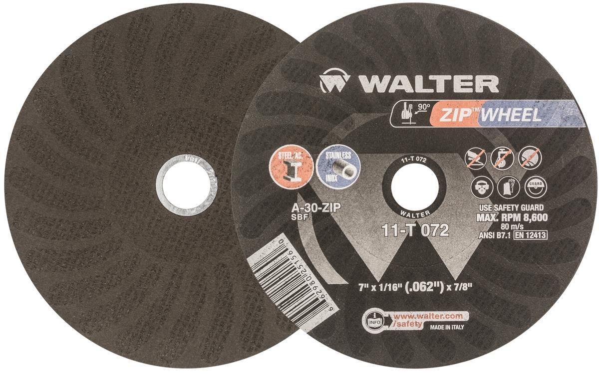 Zip Wheel® 25 Pc. 7 x 1/16 x 7/8" A-30 Cut-Off Wheel   11T072