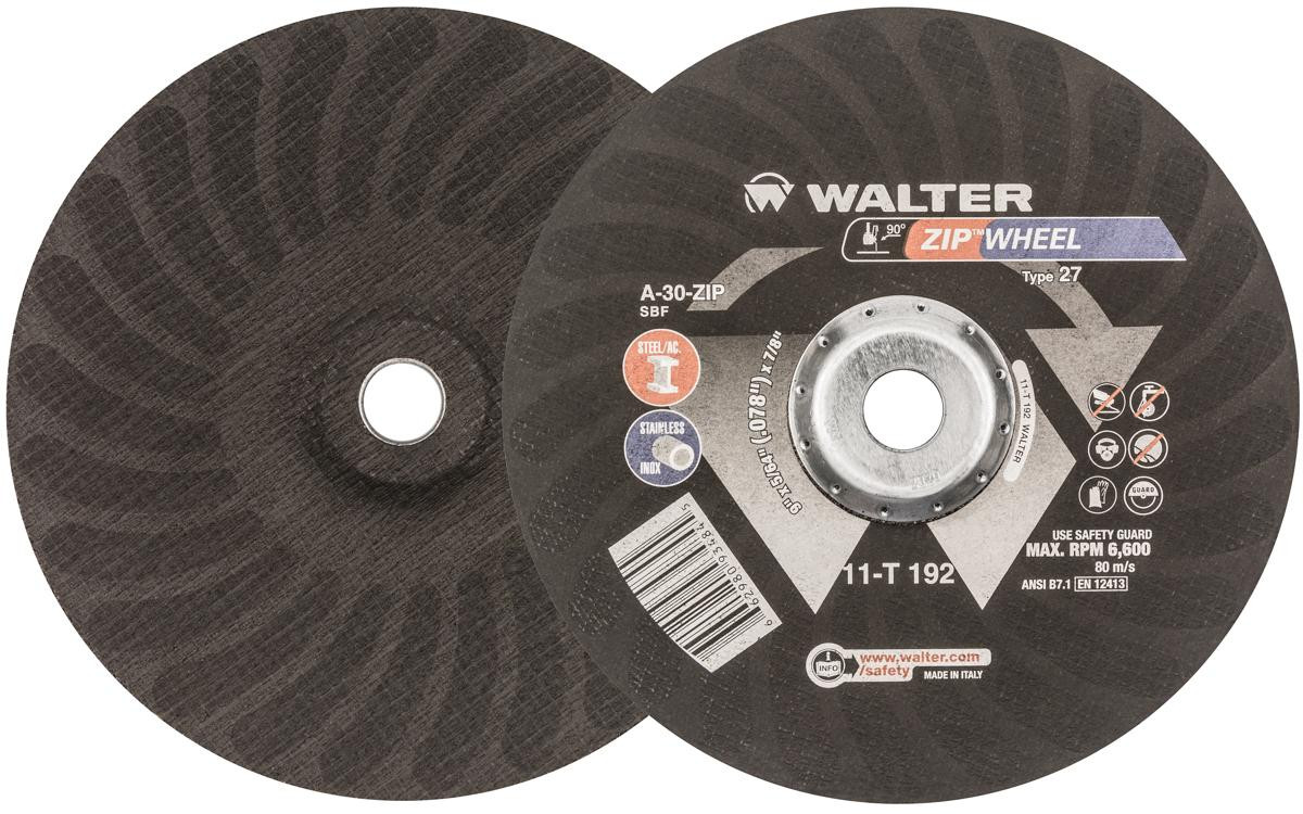 Zip Wheel® 25 Pc. 9 x 5/64 x 7/8" A-30 Cut-Off Wheel   11T192