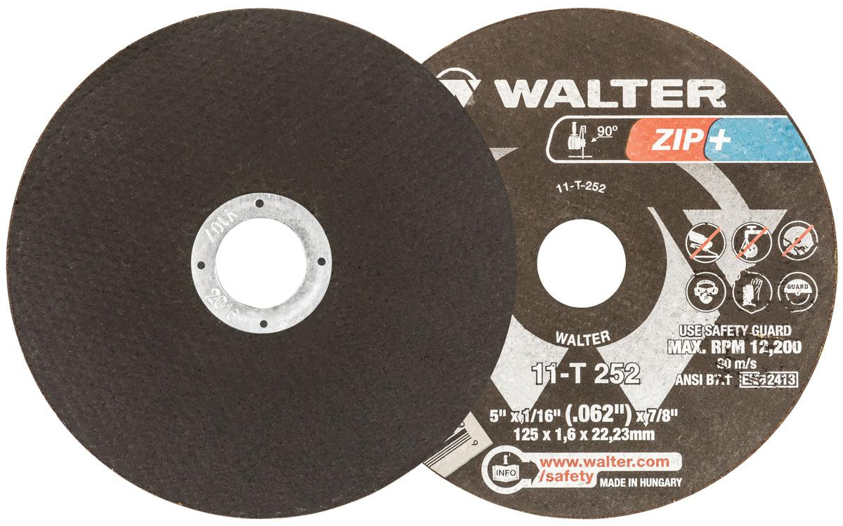 ZIP+ Xtra® 25 Pc. 5 x 1/16 x 7/8" A-36 Cut-Off Wheel   11T252