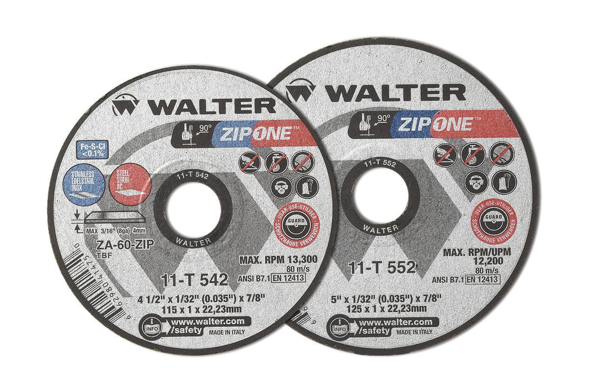 ZIP One® 25 Pc. 4-1/2 x 1/32 x 7/8" ZA-60 Cut-Off Wheel   11T542