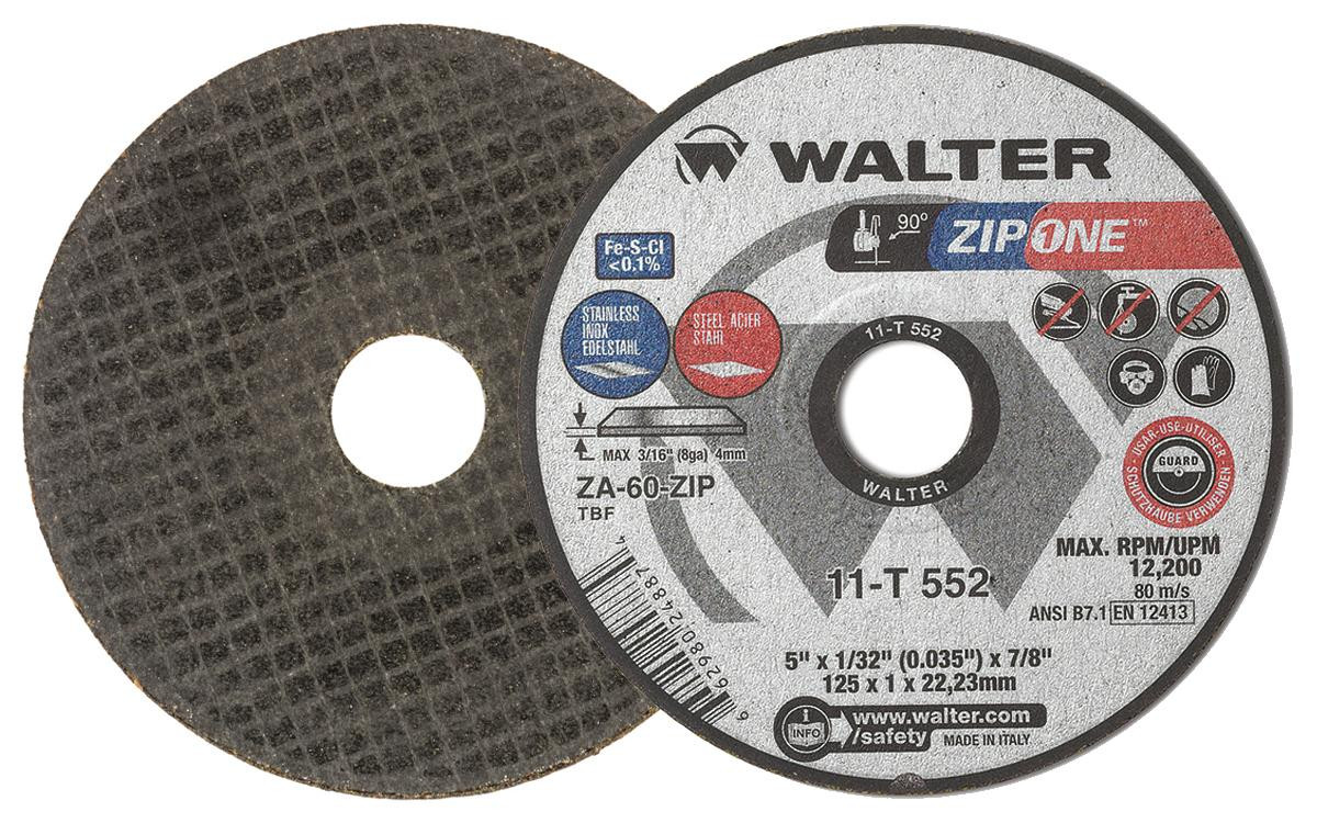 ZIP One® 25 Pc. 5 x 1/32 x 7/8" ZA-60 Cut-Off Wheel   11T552