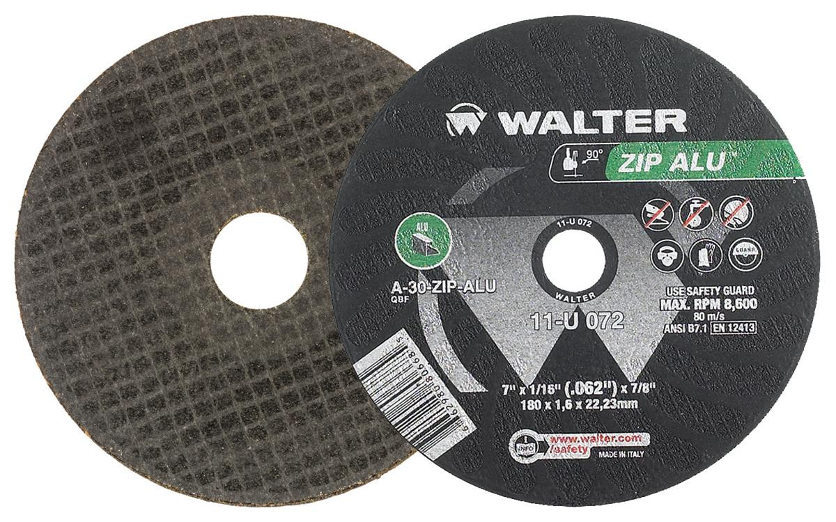 ZIP ALU® 25 Pc. 7 x 1/16 x 7/8" A-30-ZIP-ALU Cut-Off Wheel   11U072