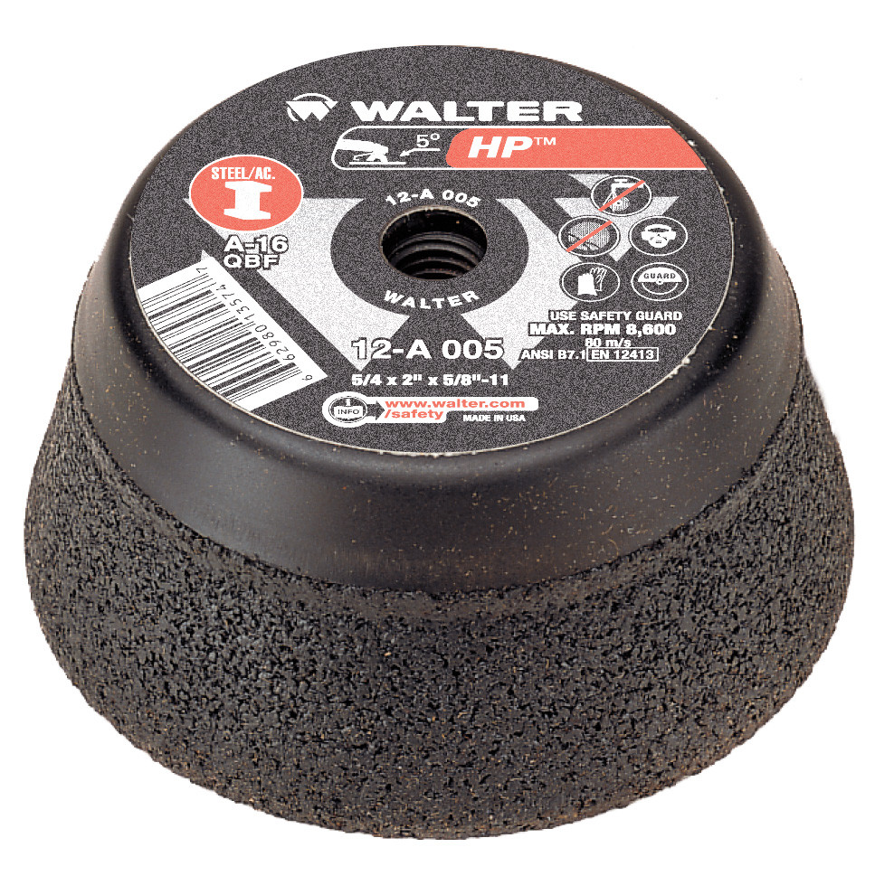 HP® 5 x 5/8"-11 A-16 Cup Wheel   12A005