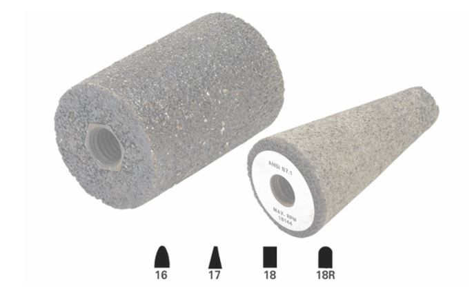 5/8 x 2 x 1/4" A-60 W-196 Mounted Point   12D676