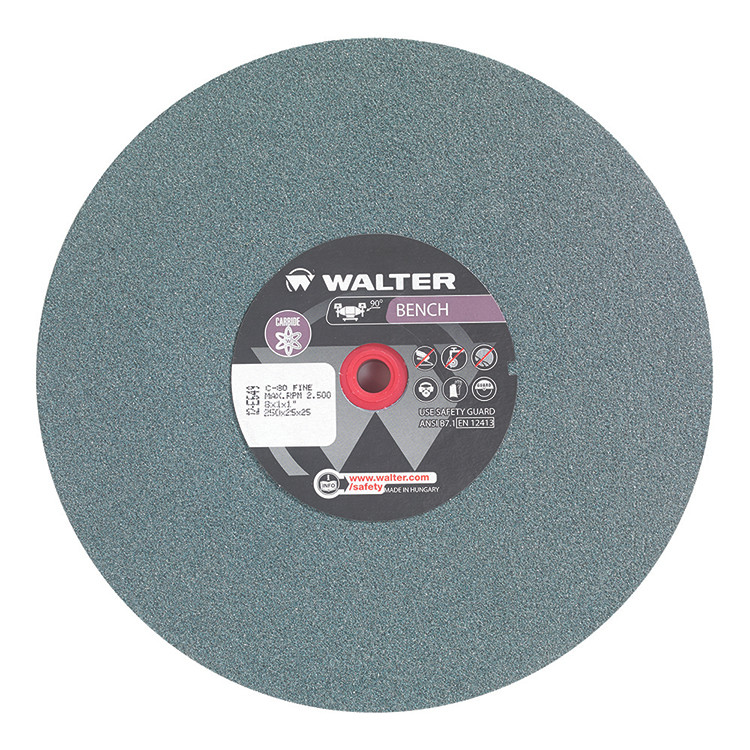 10 x 1 x 1" 80G Carbide Bench Grinding Wheel   12E649