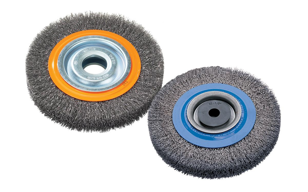10 x 1-1/4" Crimped Wire Wheel Brush   WAL 13B100