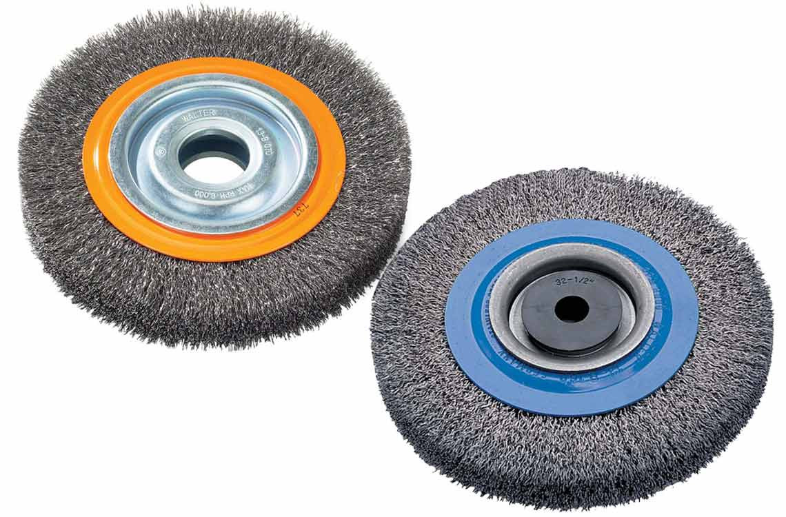 6 x 1-1/4" Crimped Wire Wheel Brush   WAL 13B160
