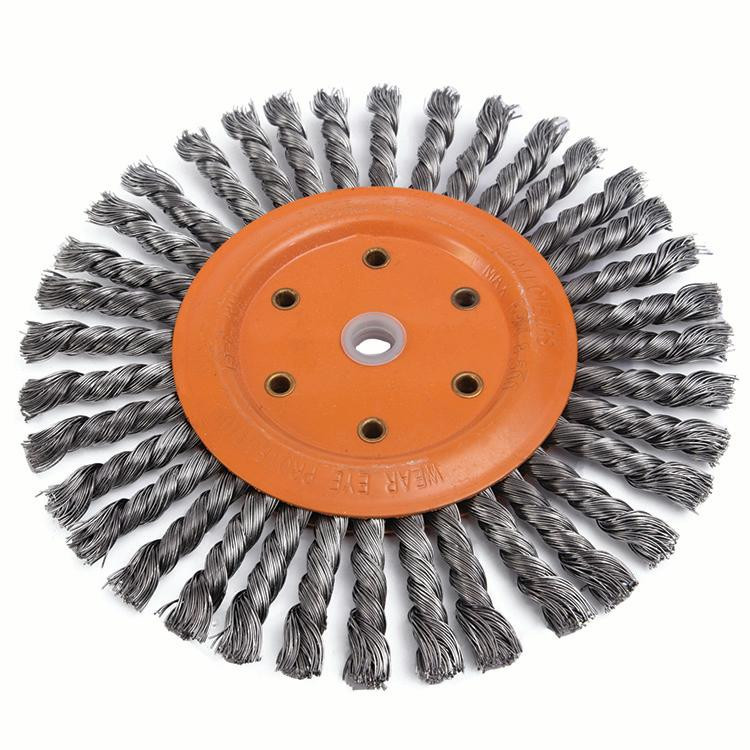 8 x 5/8" Knot Twisted Wire Wheel Brush   WAL 13B280
