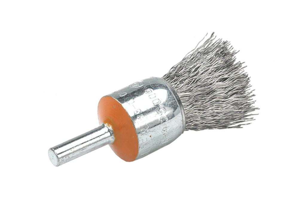 1/2 x 1/4" Straight Mounted Crimped Wire Brush   WAL 13C053