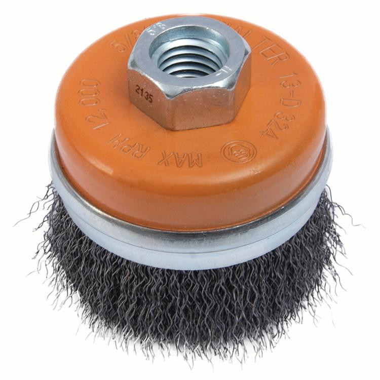 3 x 5/8"-11 Crimped Wire Cup Brush   13D324