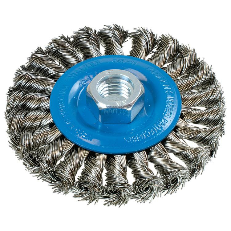 4 x 5/8"-11 Knot Twisted Wire Brush   13L414