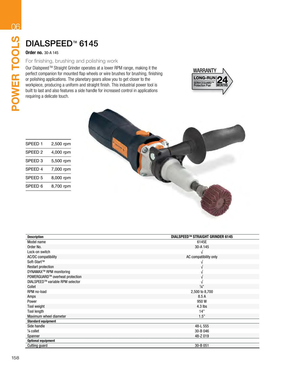 1/4" Dialspeed® Variable Speed Die Grinder   30A145