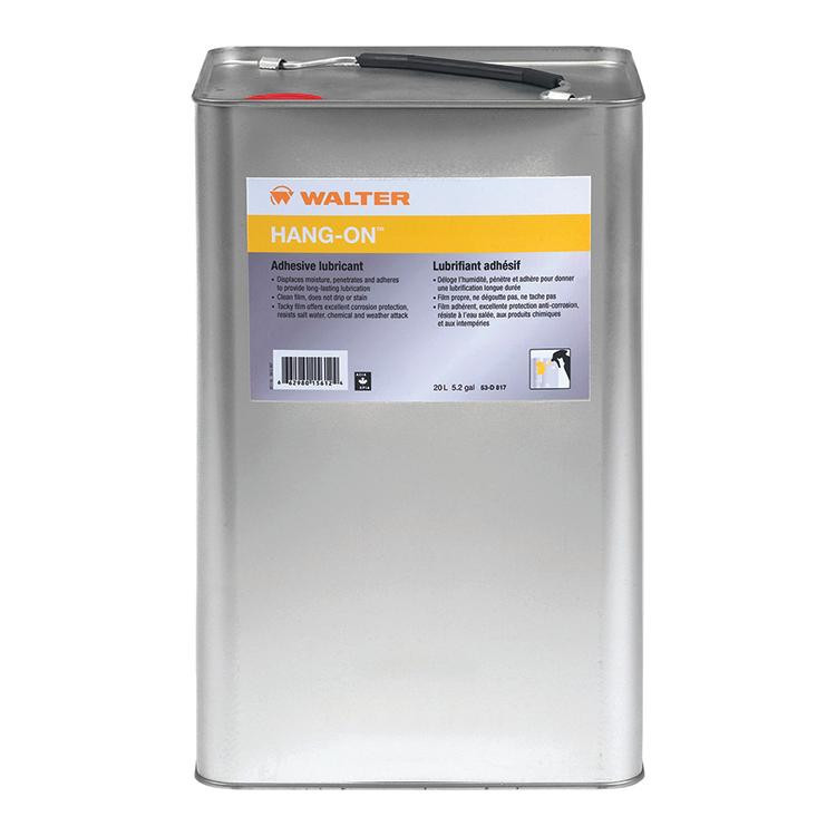 Hang On® Industrial Long Lasting Adhesive Lubricant 20L Jug   53D817