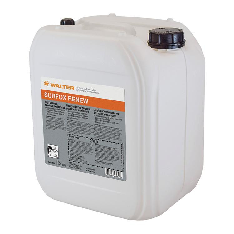 Surfox® Renew High Strength Stainless Steel Cleaner 20L Jug   54A087