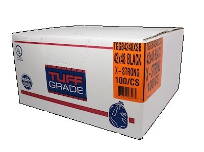 26 x 36" Strong Black Garbage Bag  TGGB2636SB
