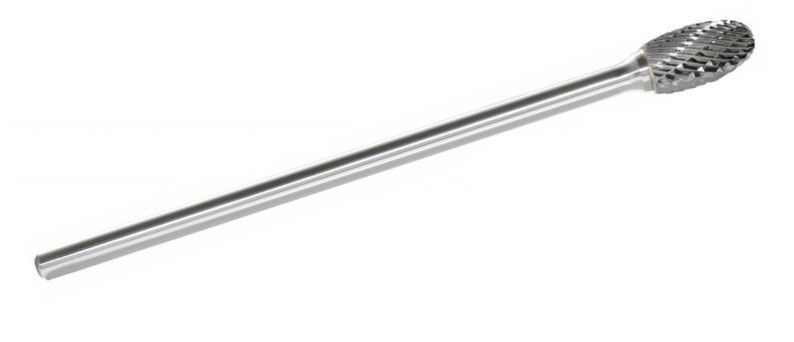 3/8" Oval DC Carbide Burr Long Shank  SE-3L6