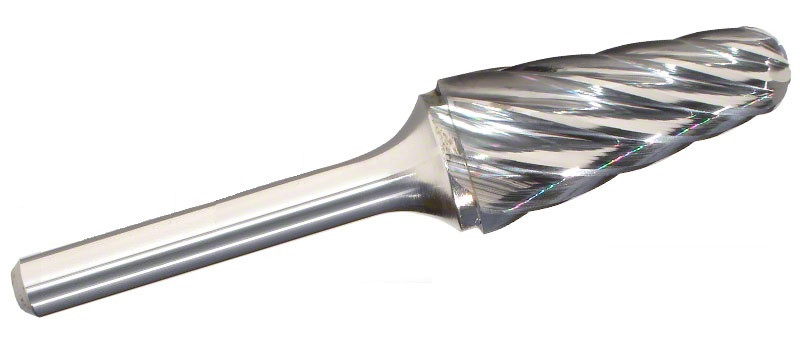 3/8" Tapered Radius SC Carbide Burr  SL-3NF