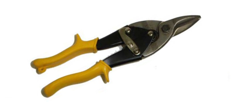 10" Straight Cut Yellow Snip  TGHT-036-001