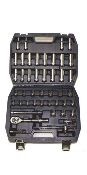 55 Pc. 3/8 Drive SAE & Metric Socket Set  TGSS-SET01