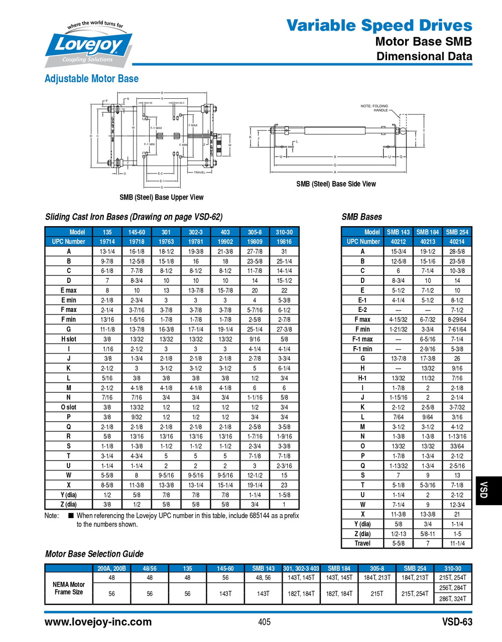 Lovejoy® 403-MOTOR BASE   68514419902