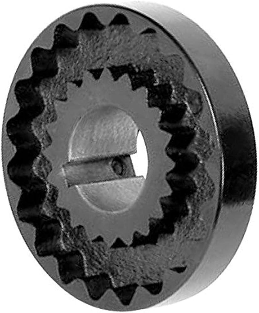 #4 x 24mm Shaft Sure-Flex® Coupling Half   4J-FLNG-24MMH7-8X3.3MMKW-BLIND KW