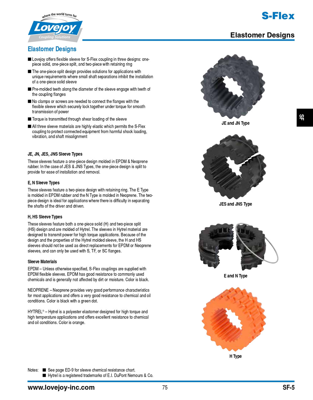 #9 Sure-Flex® Split EPDM Insert   9JES-SLEEVE