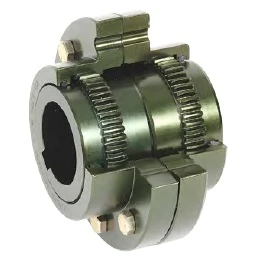 3-7/8" Shaft Lovejoy® Series F-3 Flex Flanged Gear Coupling Half   F-3-HUB-3-7/8-5/8X5/16KW