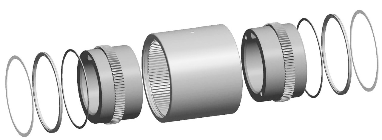 FCX-4 Series Lovejoy® Gear Coupling HercuFlex® Seal   FCX-4-SEAL-NBR