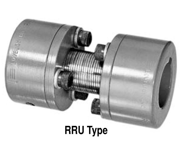 7/16" Shaft Lovejoy® Series RRU-50 Uniflex Coupling Half   RRU50-HUB-7/16-NKW