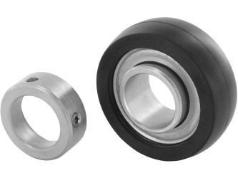 17mm Industrial Eccentric Locking Collar Rubber Cartridge Block Assembly   RABR 17