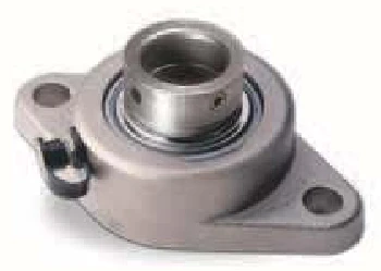 1" Survivor® Nickel Plated Eccentric Locking Collar Rhombus Flange Block Assembly   RCJT1 NT