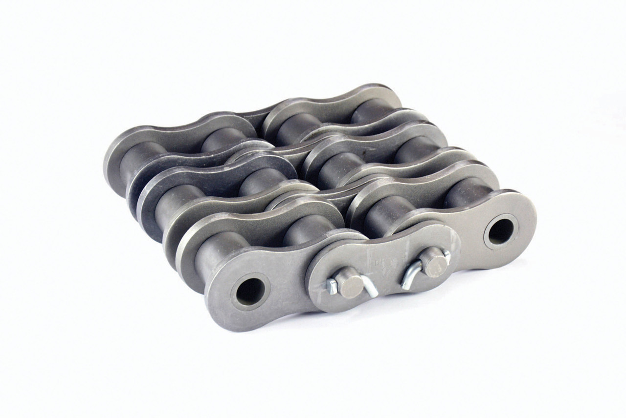 Cottered Roller Chain w/Hardened Pins - Three Row - 10' Box  DRV-264Z-3C-10FT