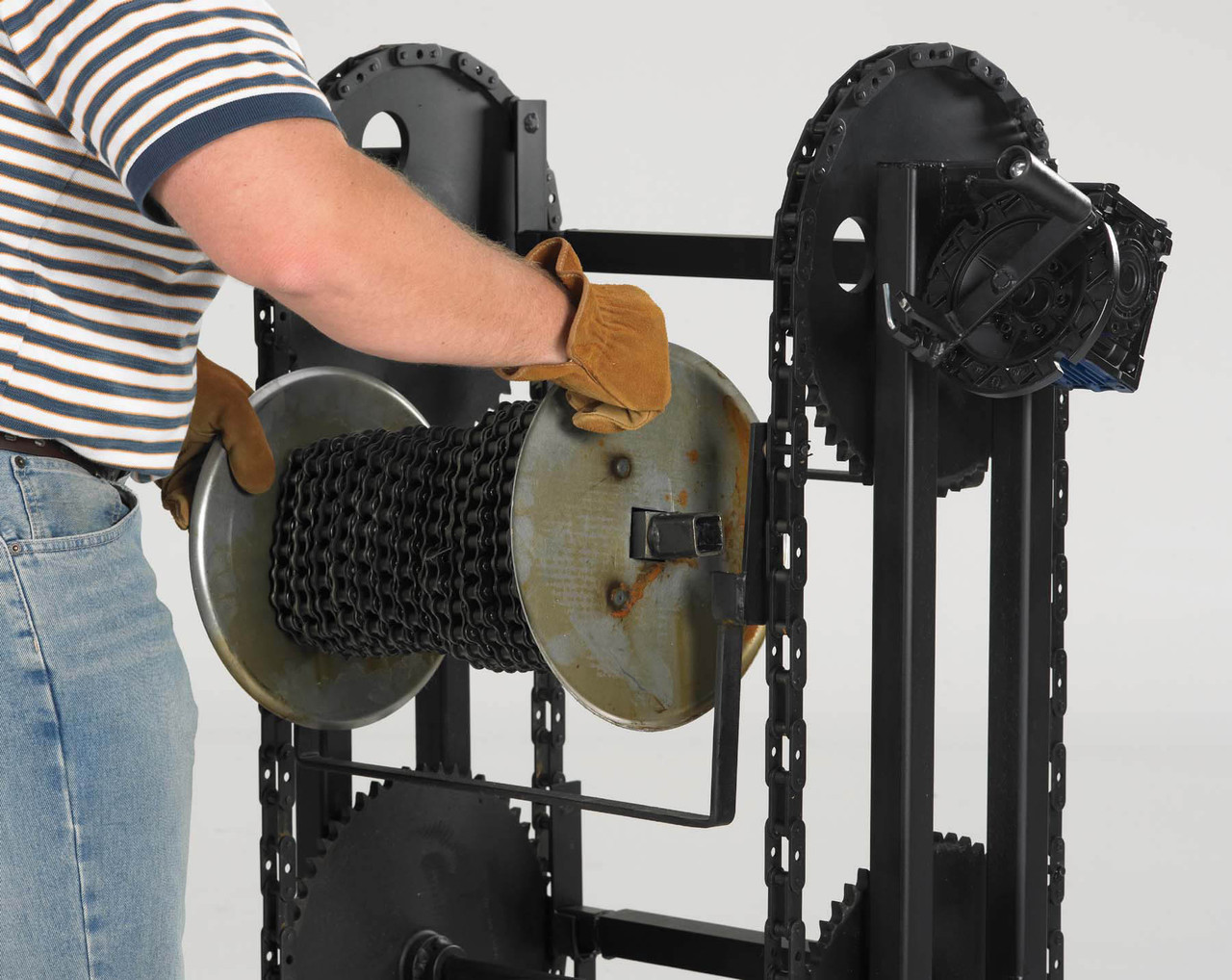 EZ Chain® Reel Rack Carousel  EZ RACK
