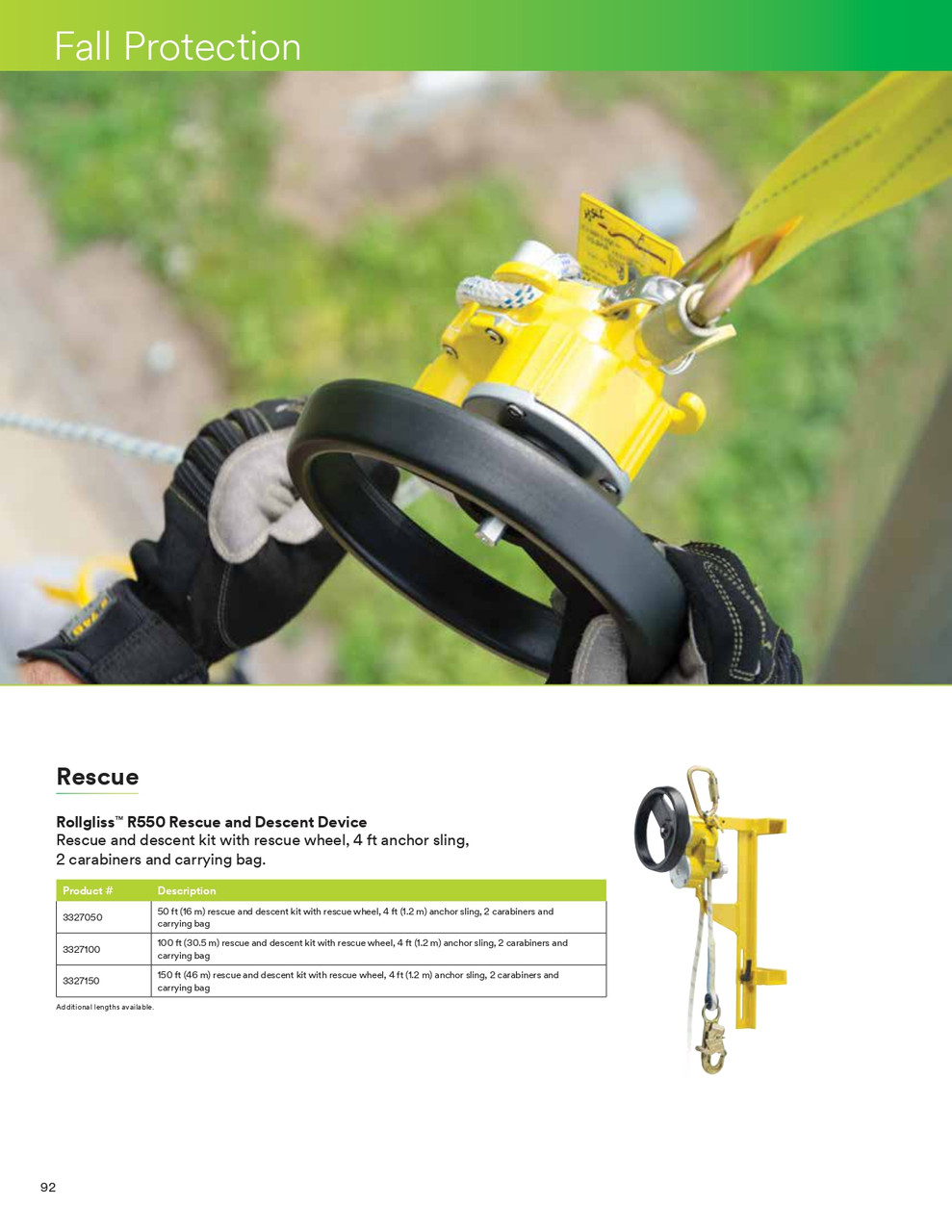 DBI-SALA® Rollgliss® Rescue & Descent Lifeline Device 100'  3327100