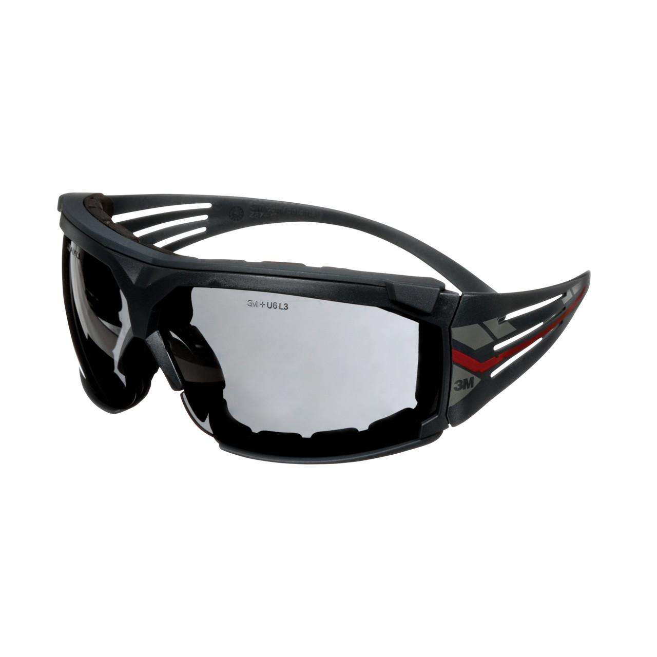 Securefit® Scotchgard® 600 Series Safety Glasses w/Grey Lens  SF602SGAF-FM