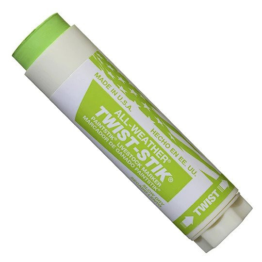 ALL-WEATHER TWIST STIK FLUORESCENT GREEN  061076