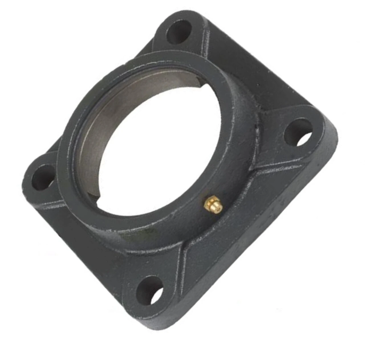 Standard Duty Cast Iron Self-Aligning Ball Bearing 4-Bolt Flange Block  F211