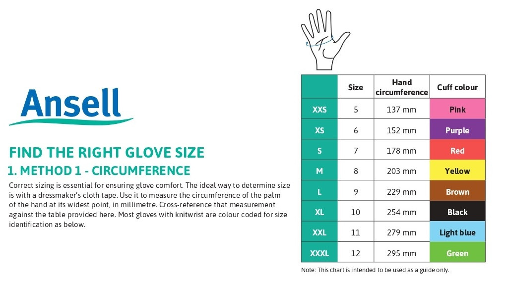 Ansell Polyvinyl Alcohol Coated Glove  15-554
