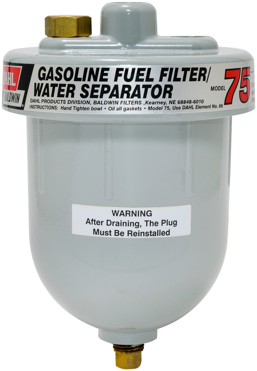Gasoline or Diesel Fuel Filter/Water Separator ( 30 Micron)  75-W30